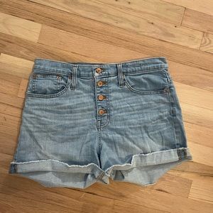 J. crew High rise denim shorts - size 29